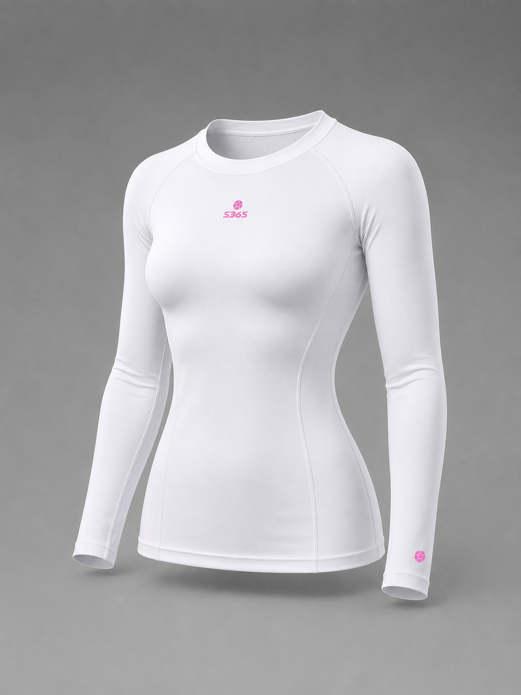 S365 Compression Top - White