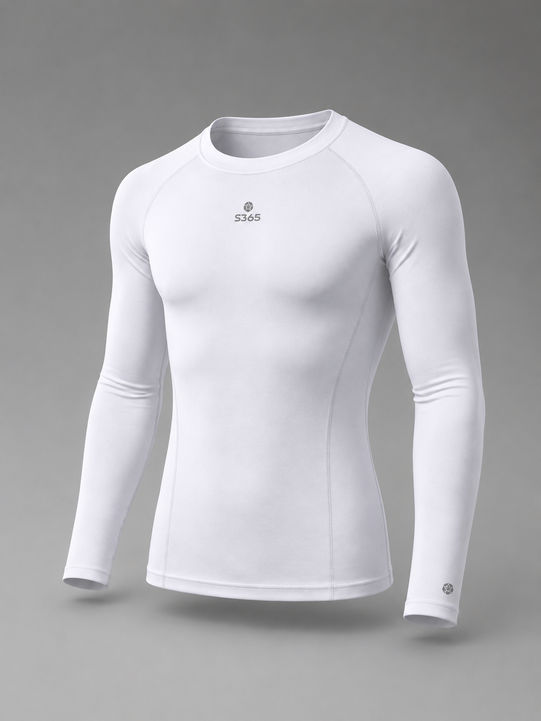 S365 Compression Top - White